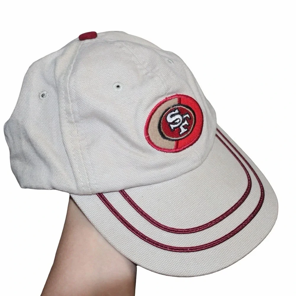 vintage-style‎ San Francisco 49ers cap. Khaki Adjustable Strap